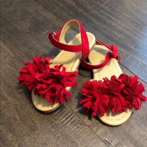 Red toddler Sandals